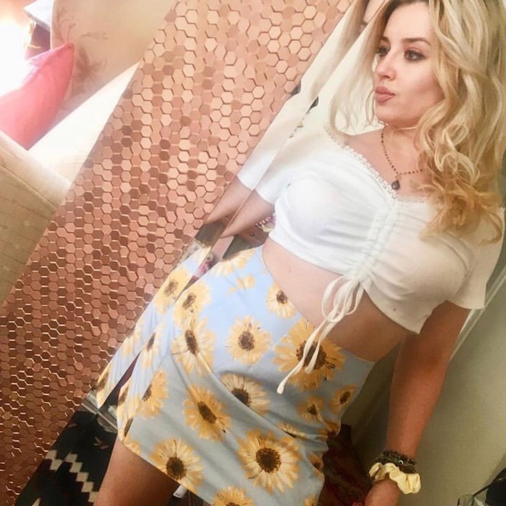 🌻 Sunflower Mini Skirt🌻